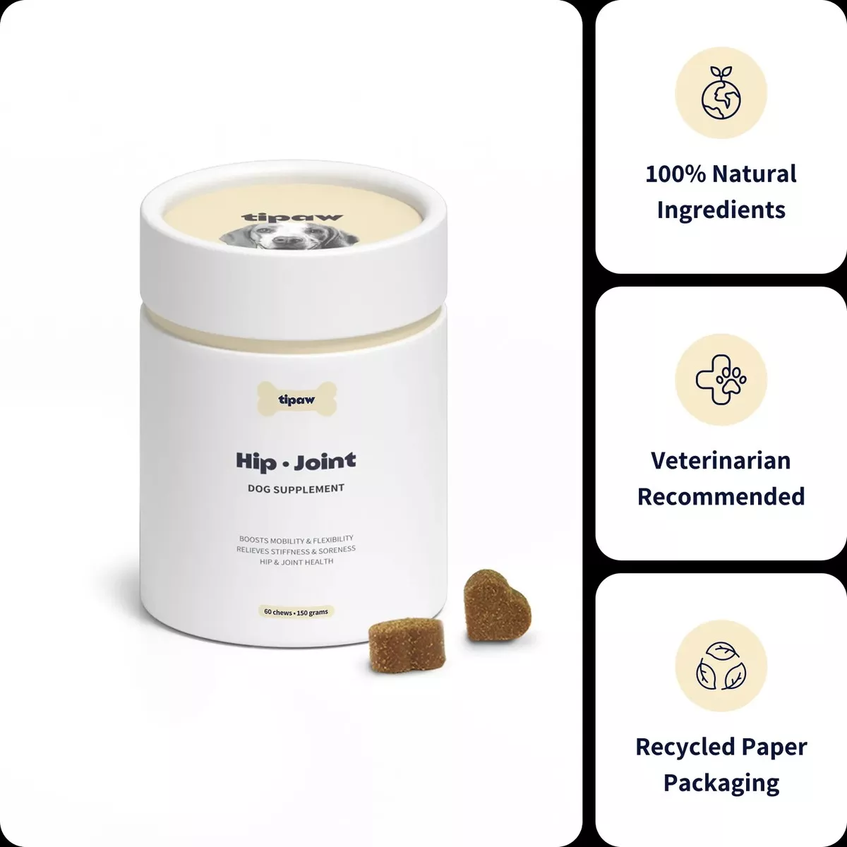TIPAW Hip & Joint Supplement for Dogs