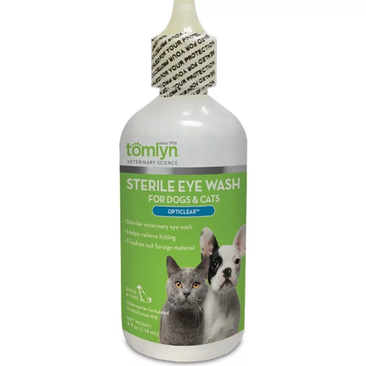Tomlyn Opticlear Sterile Eye Wash 4oz