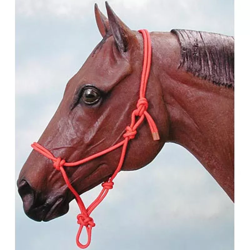 Tough1 Miniature Poly Rope Adjustable Halter Purple