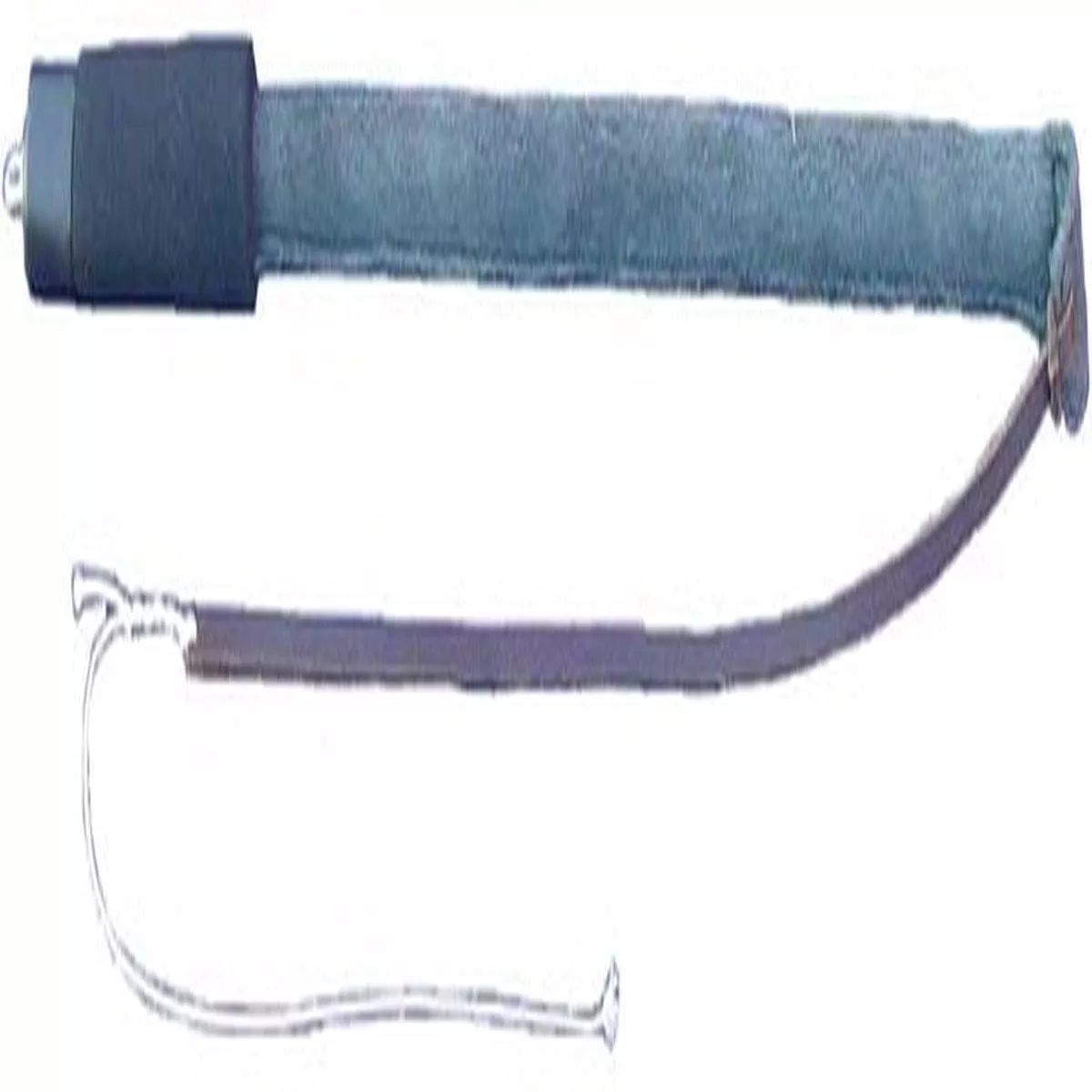 Training whip with soft handle