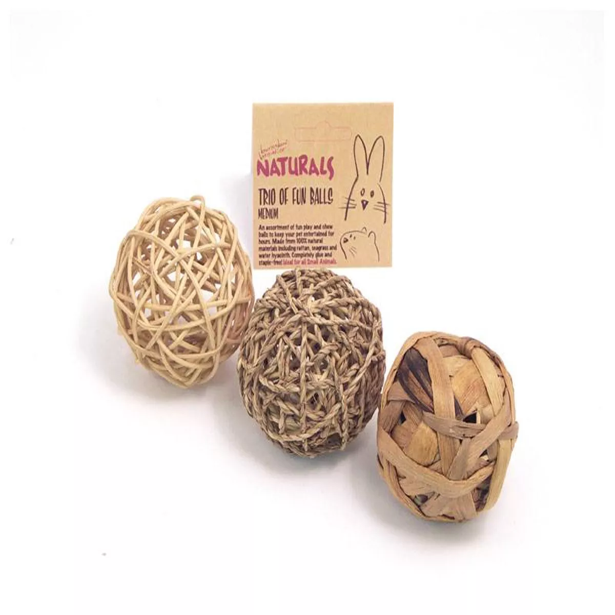 TRIO OF FUN BALLS MEDIUM 8cm