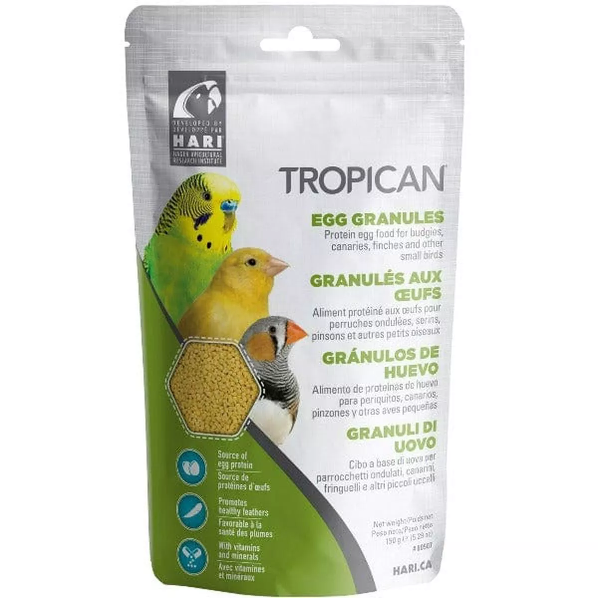 Tropican Egg Granules for Small Birds