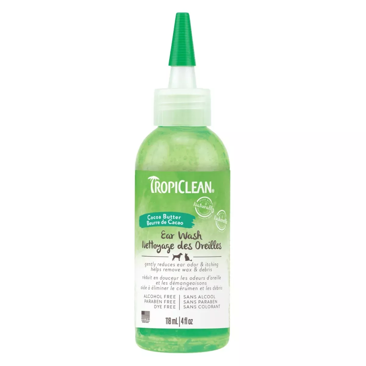 TropiClean Alcohol-Free Ear Wash for Pets