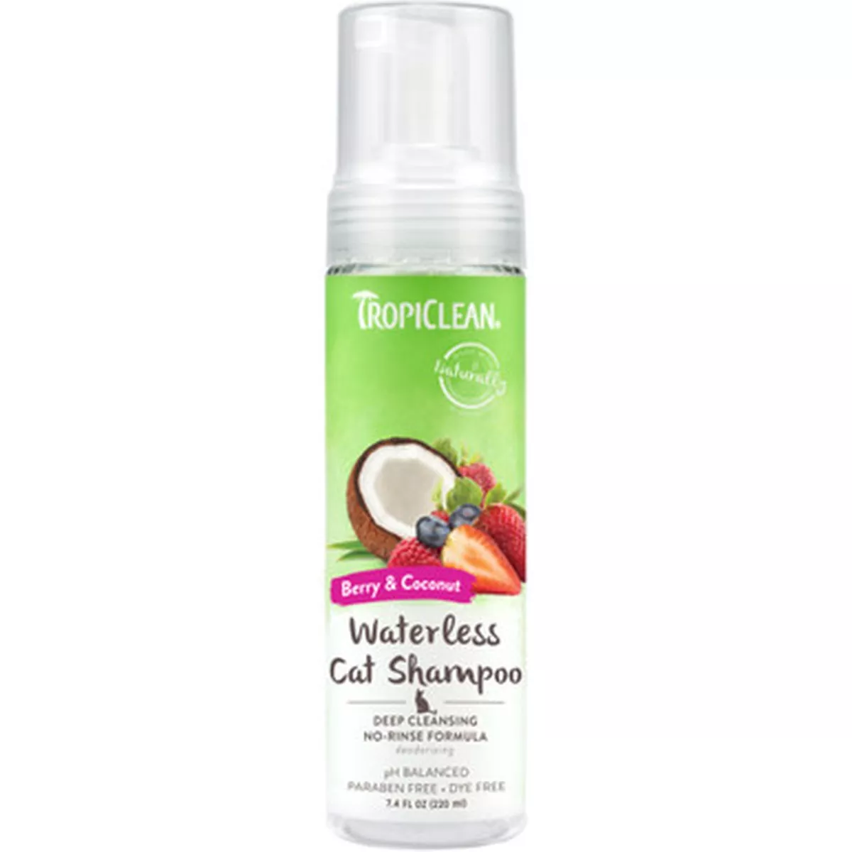 TropiClean Deep Cleaning Waterless Cat Shampoo