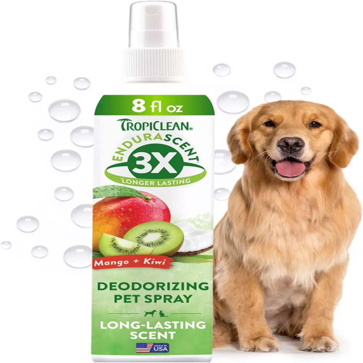 TropiClean EndurAsecent Deodorizing Spray for Pets, 8oz.