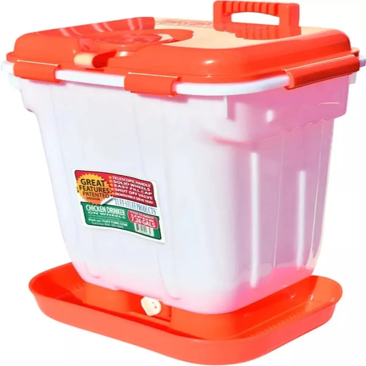 Tuff Stuff Telescopic Handle Ultra Poultry Drinker