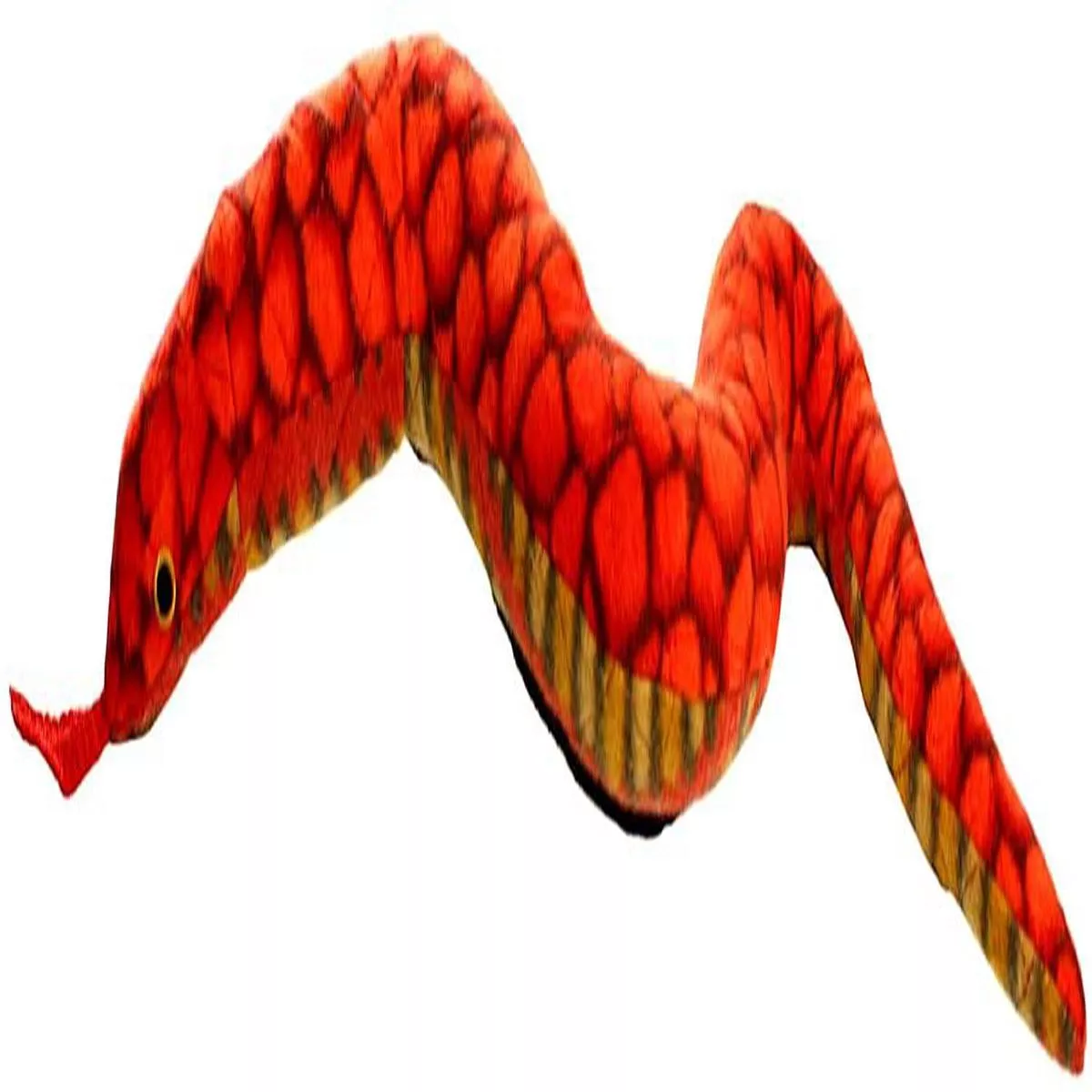 Tuffy Desert Snake Dog Toy, Red
