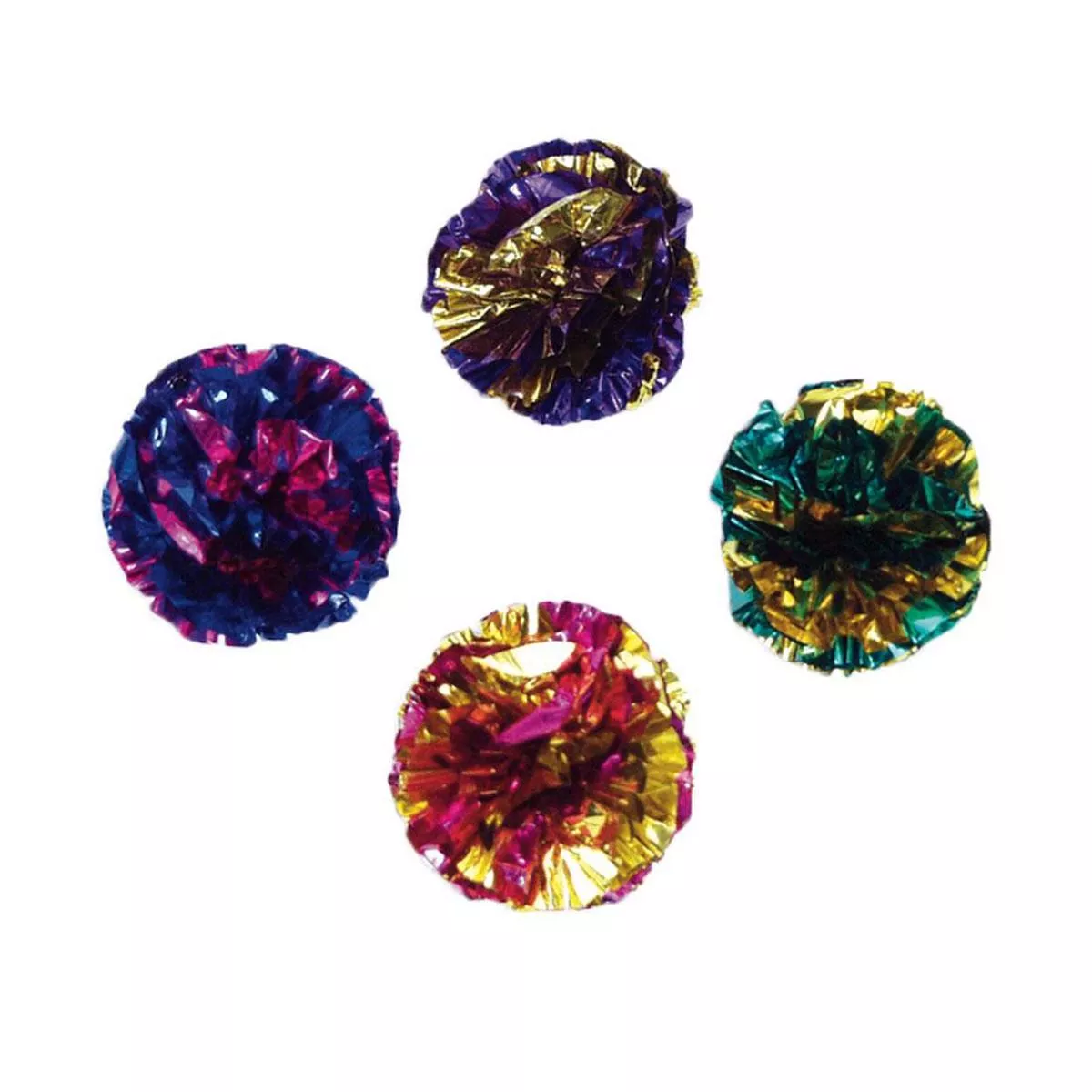 Turbo Krinkle Ball Cat Toy, Assorted Colors
