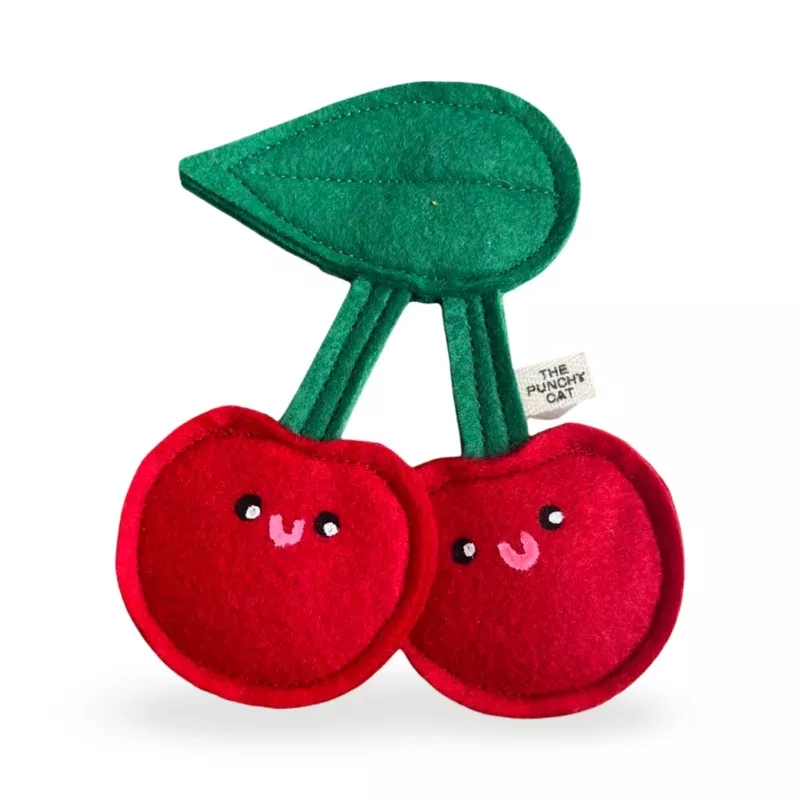 Twin Cherries Catnip Toy