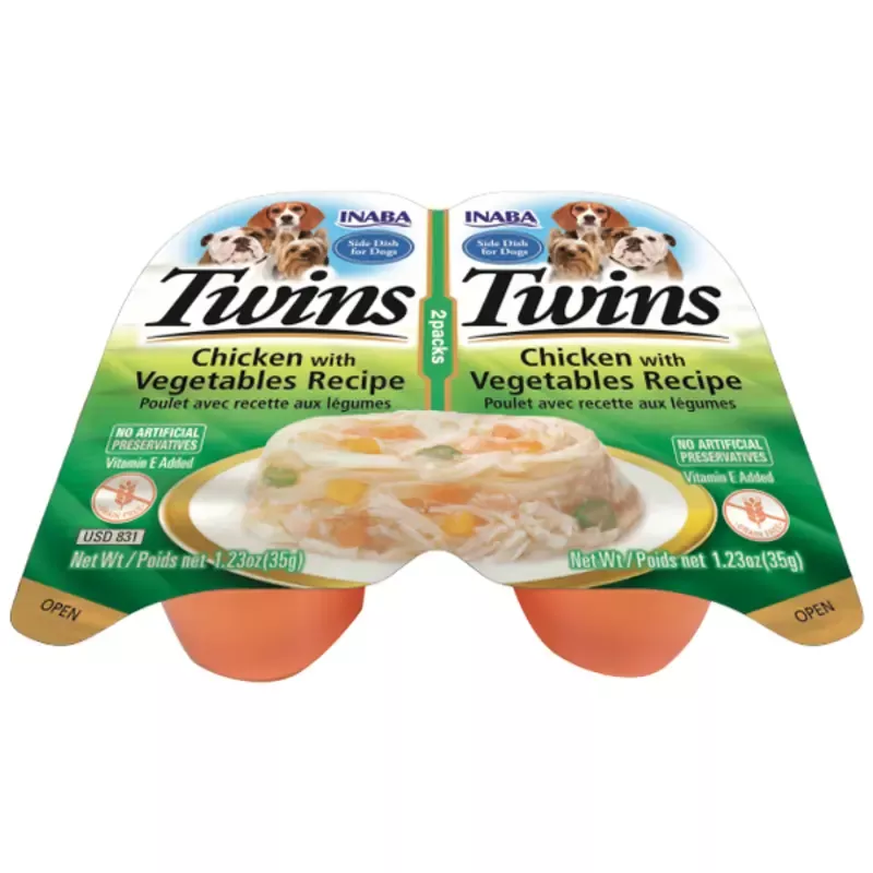 Twins Chicken with vegetables Recipe 2X35g