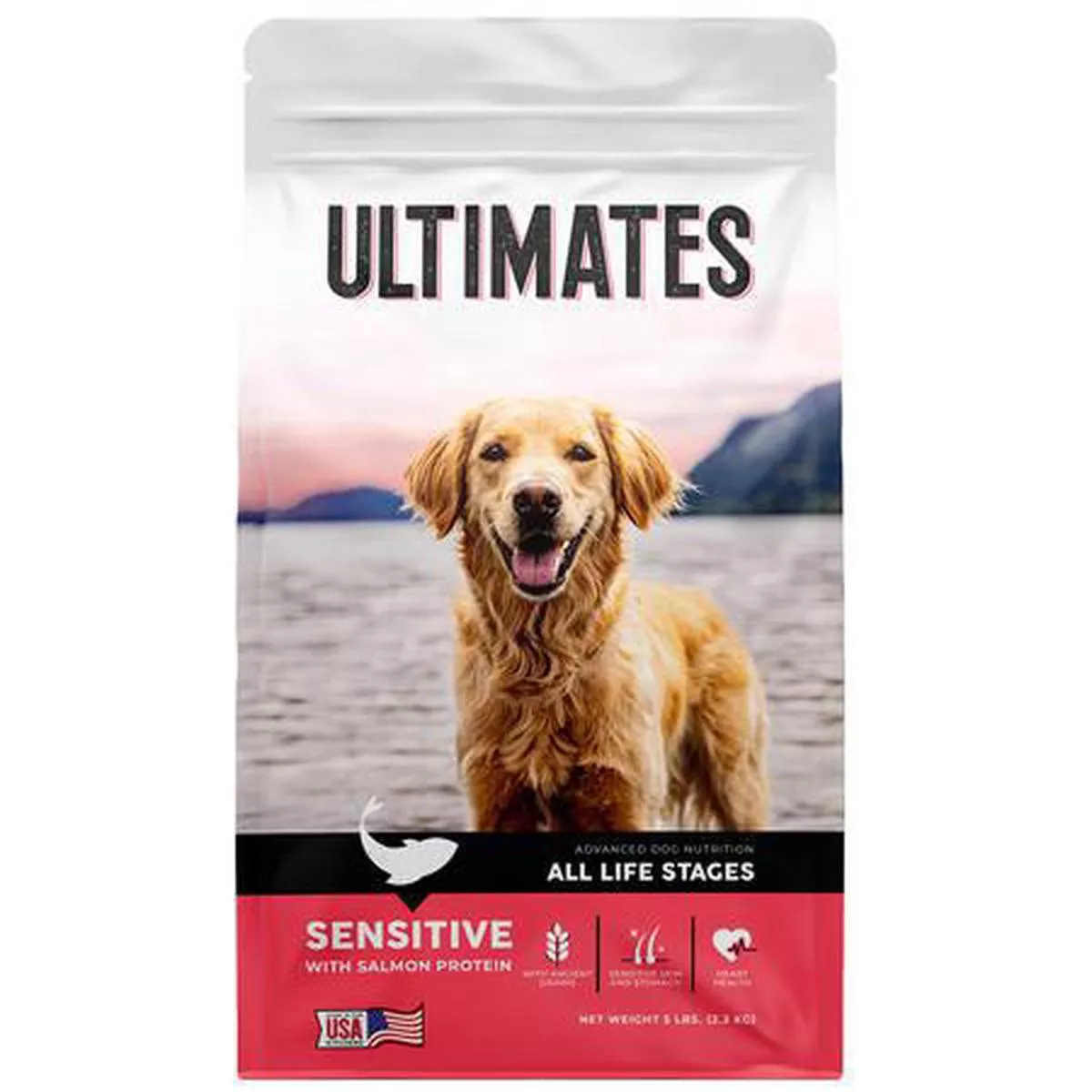 Ultimates Dog Dry Sensitive Salmon – 5#