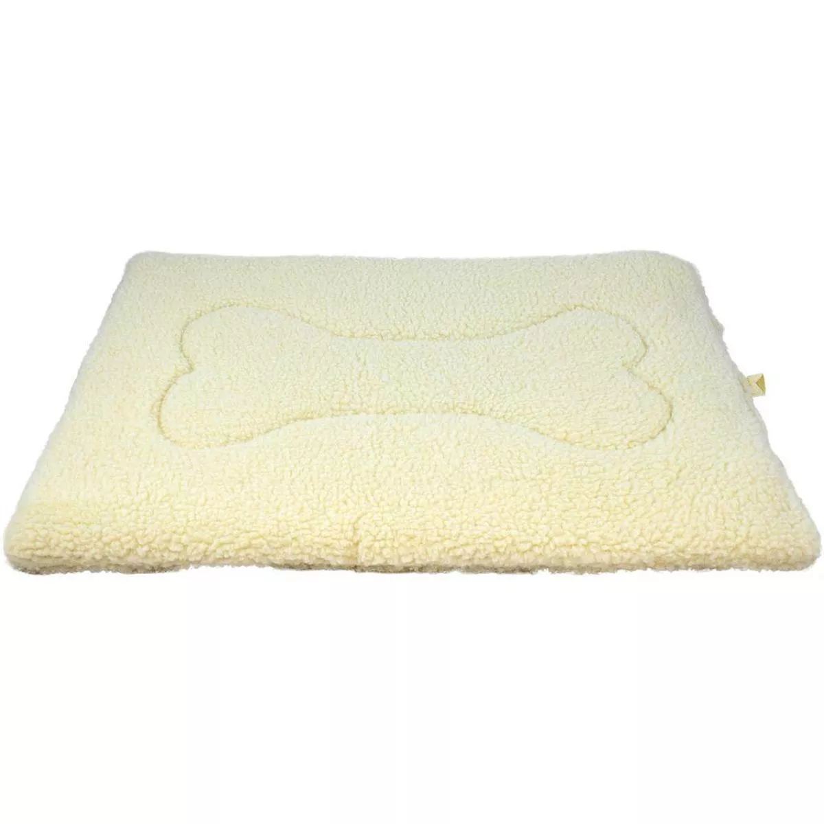 Unleashed Flop Sherpa Flat Pet Mat, Natural