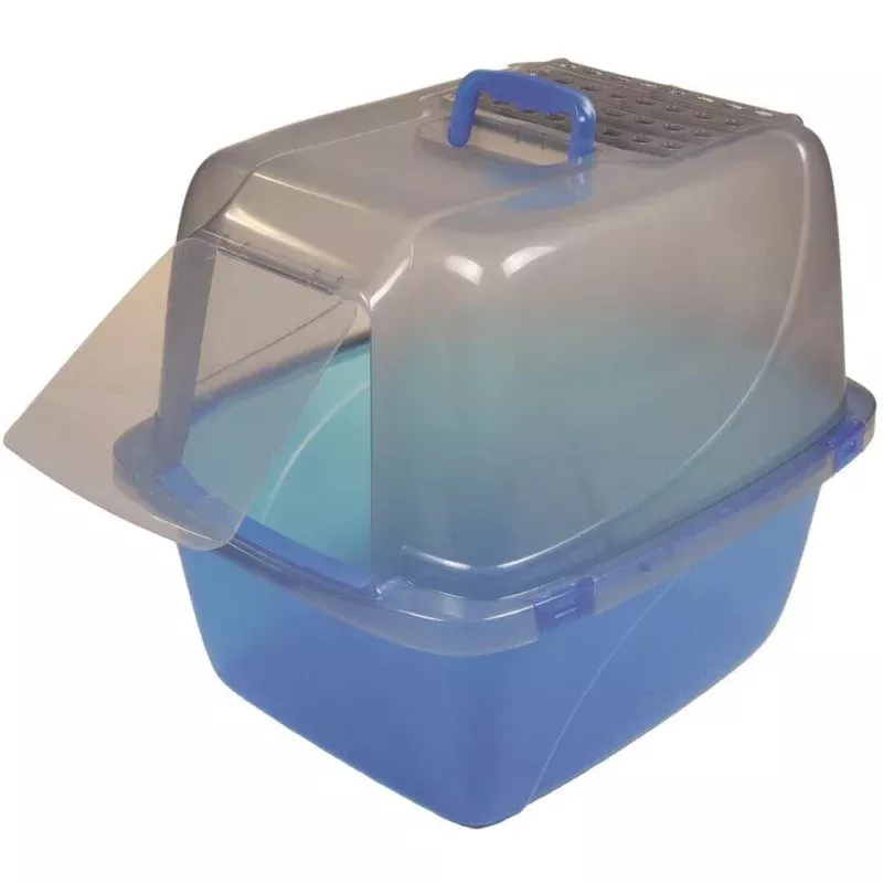 Van Ness Odor Control Translucent Enclosed Cat Pan with Odor Door
