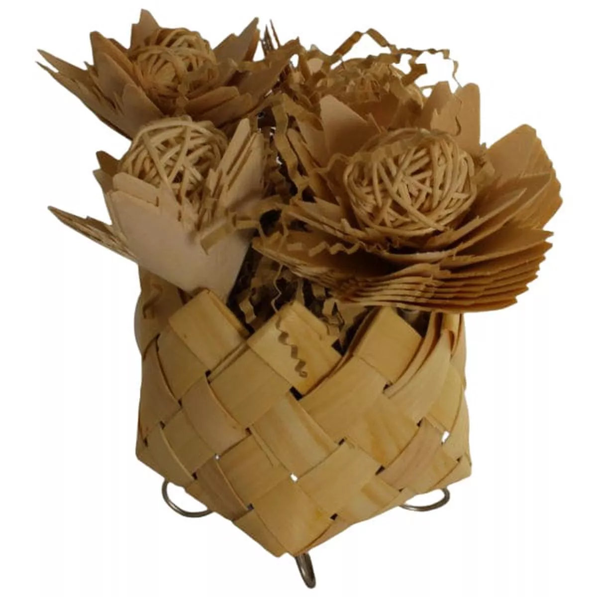 Verdant Blooming Pot Bird Toy
