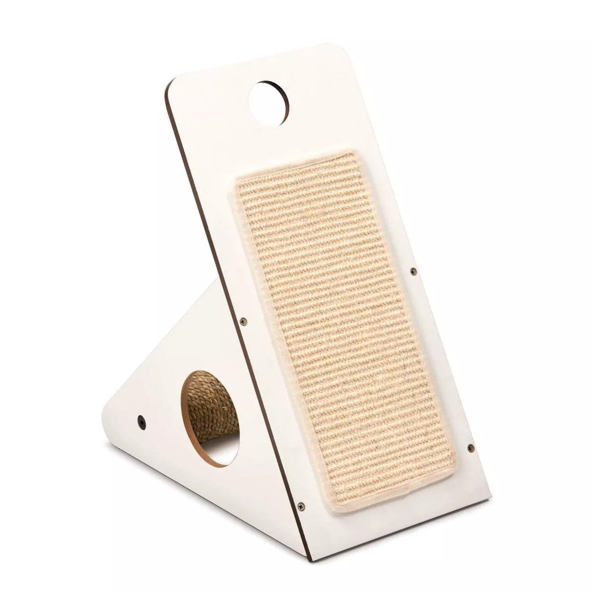 Vesper Playstation Cat Kitten Scratcher Bed, White