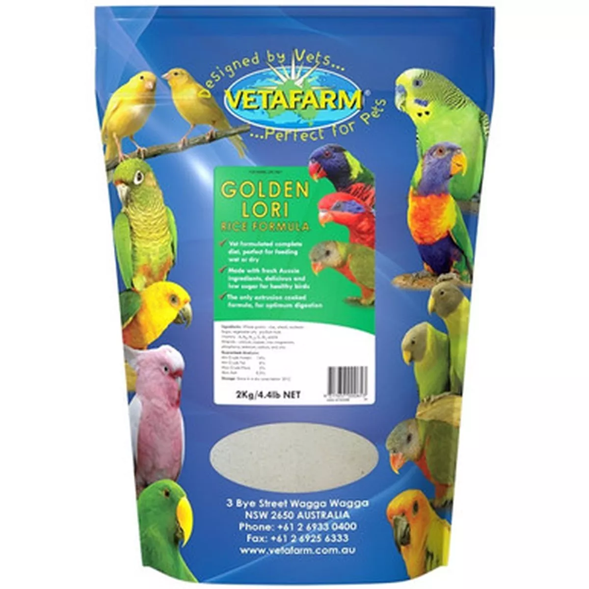 Vetafarm Golden Lori Rice