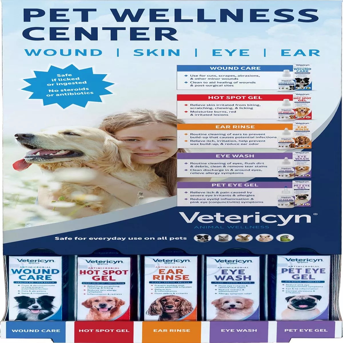 Vetericyn Plus Pet Wellness Center Display – Default