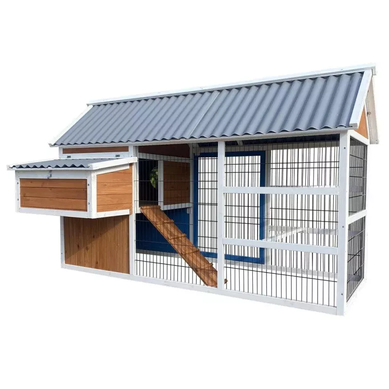 Vienna Chicken House Large Two-Level Backyard Coop with Nesting Box