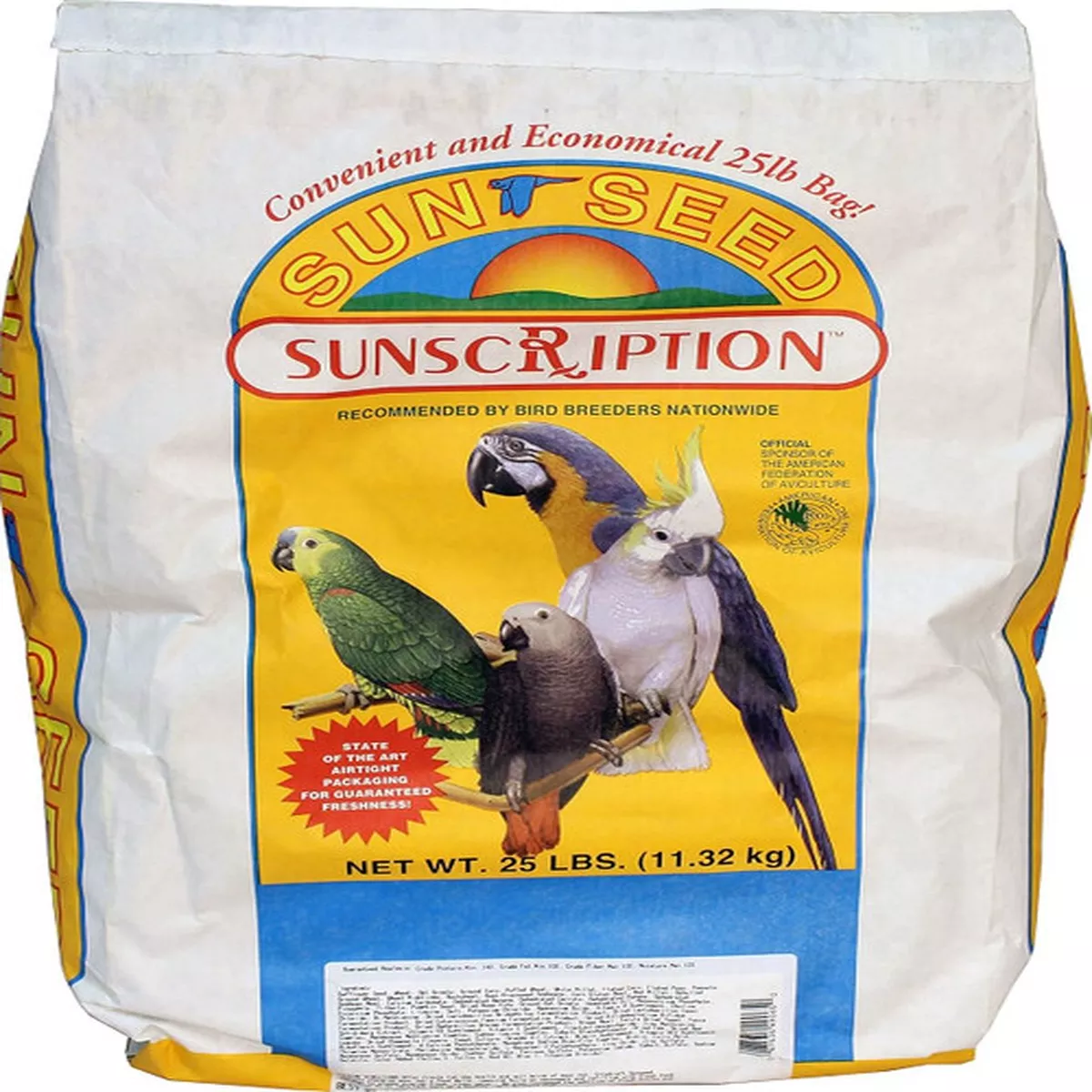 Vita Hookbill Food, 25lbs.