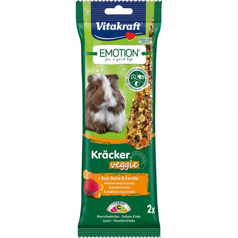 Vitakraft Emotion Kracker Veggie for Guinea Pig 2pcs