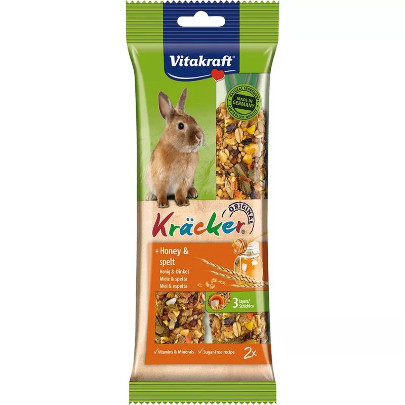 Vitakraft Kracker Sticks with Honey Rabbit 112g