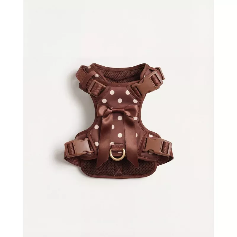 Wander! Bow Harness 2.0 - Cocoa Polka Cocoa Polka