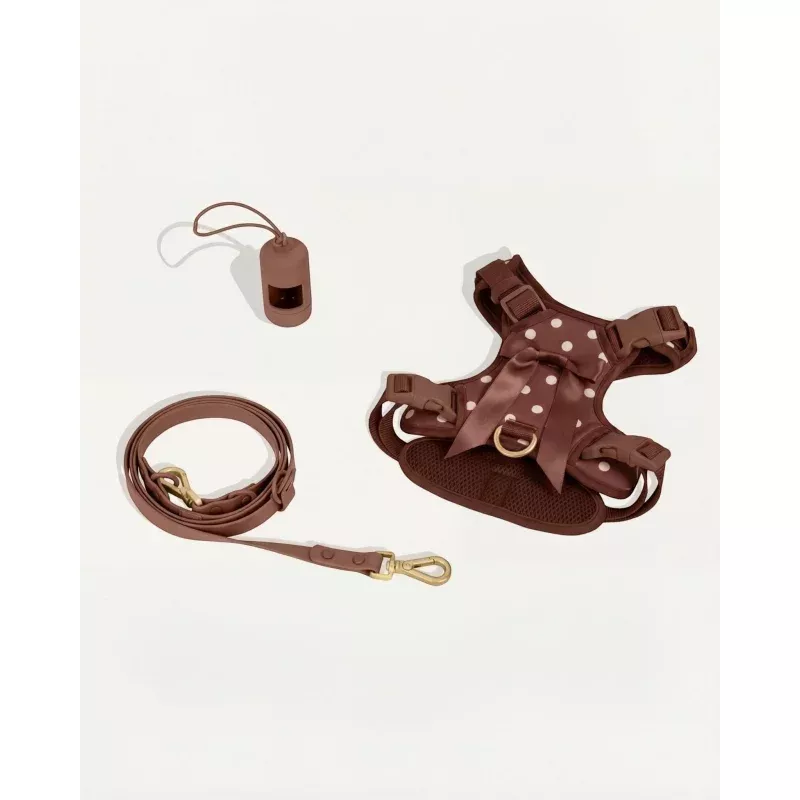 Wander! Bow Harness Kit Cocoa Polka Dot Cocoa Polka