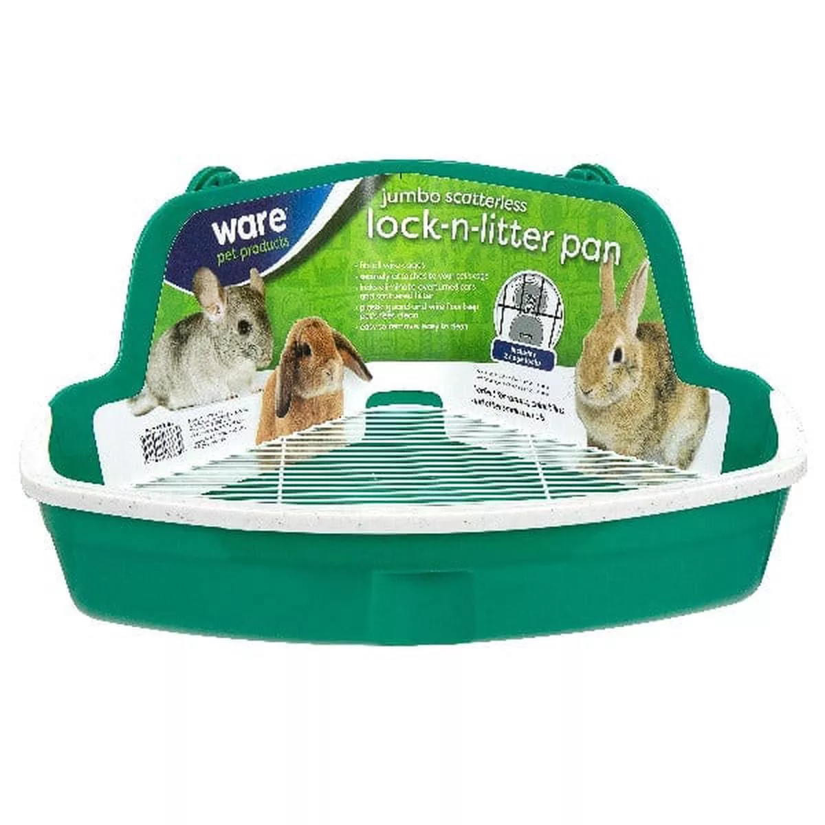Ware Jumbo Scatterless Lock-n-Litter Pan