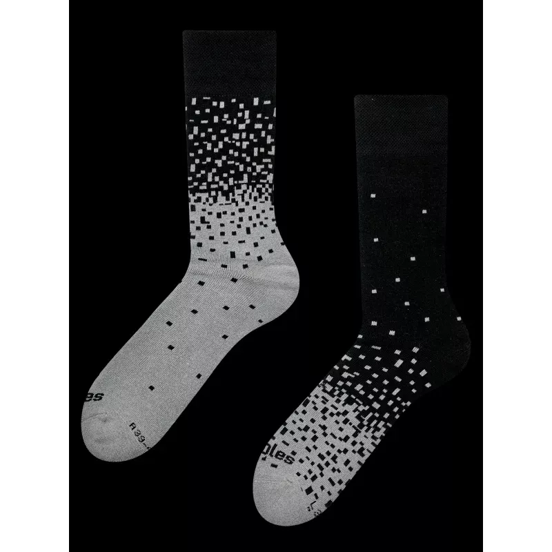 Warm Socks Black & Grey