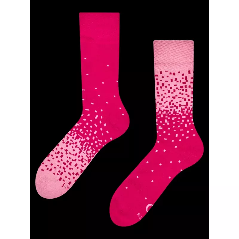 Warm Socks Dark & Light Pink