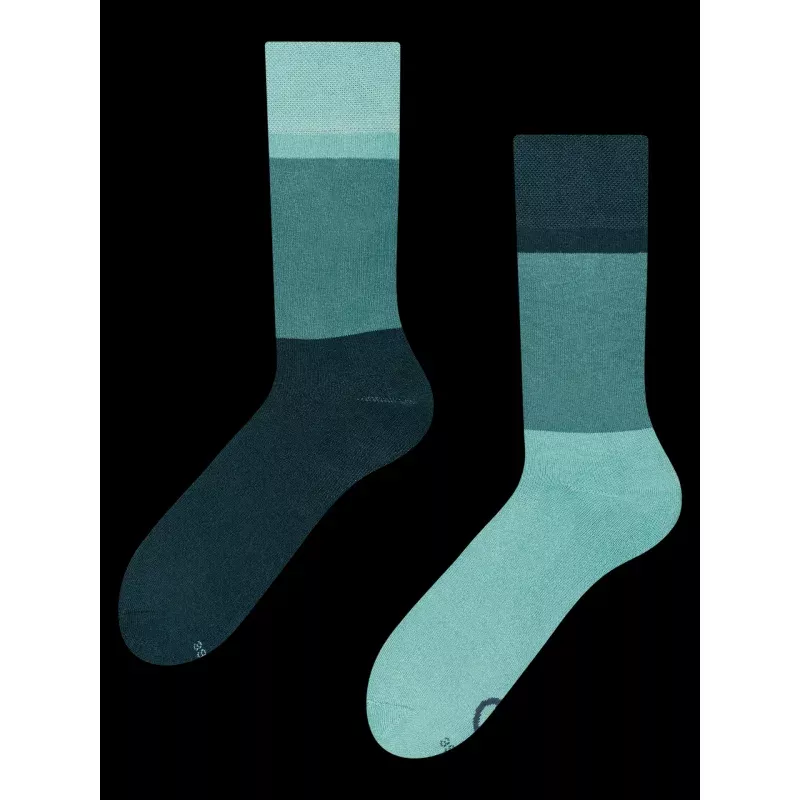 Warm Socks Ocean Blue Tri-color