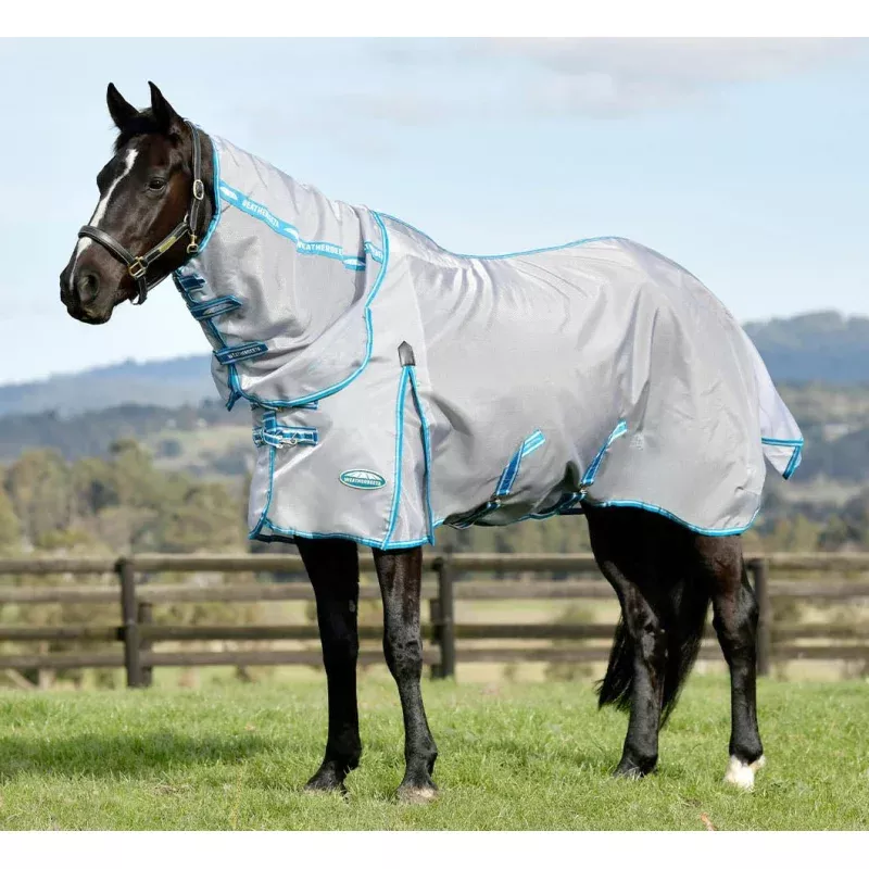 WeatherBeeta ComFITec Hexi Shield Combo Neck Fly Sheet Silver