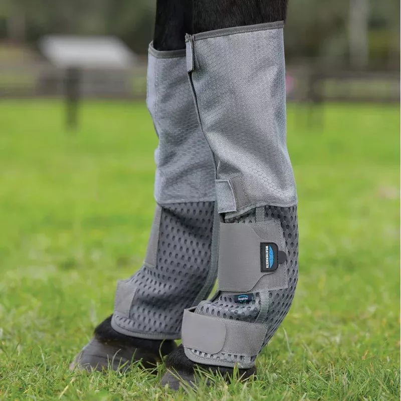 WeatherBeeta ComFITec Hexi Shield Fly Wraps, 4 Pack Grey