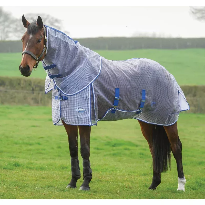WeatherBeeta ComFITec RipShield Plus Detach-a-Neck Fly Sheet White
