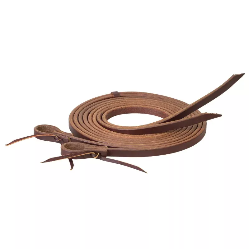 Weaver Leather Working Cowboy Split Reins, 5/8" x 8' Chestnut