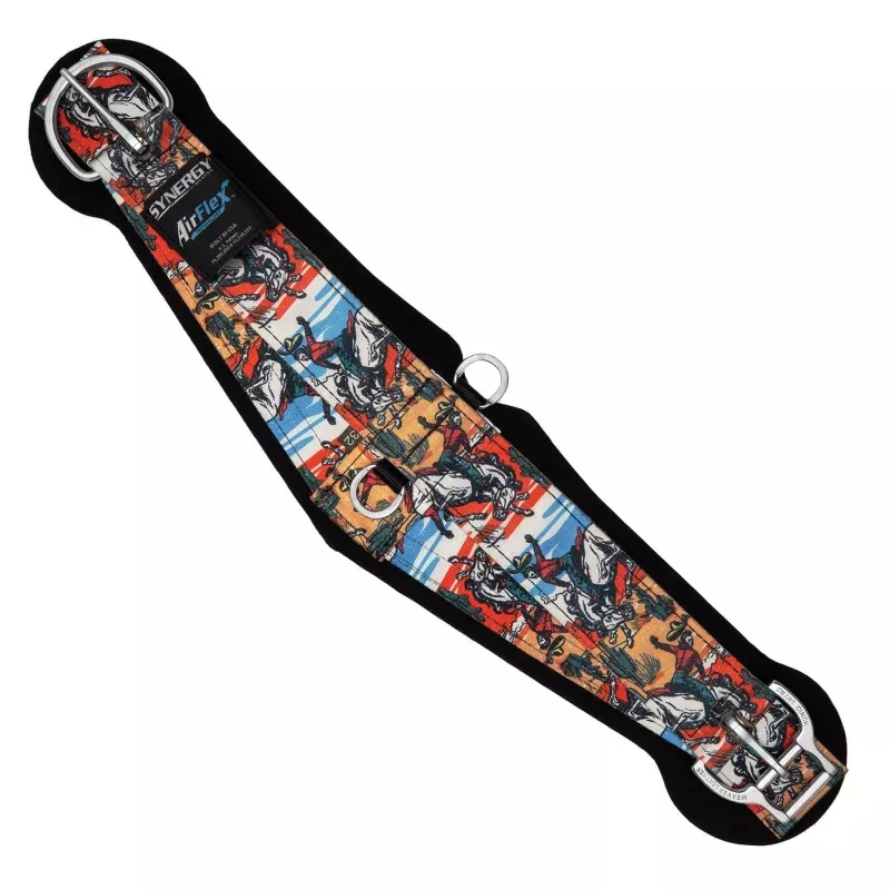 Weaver Patterned Airflec Roper Smart Cinch Bucking Bronc