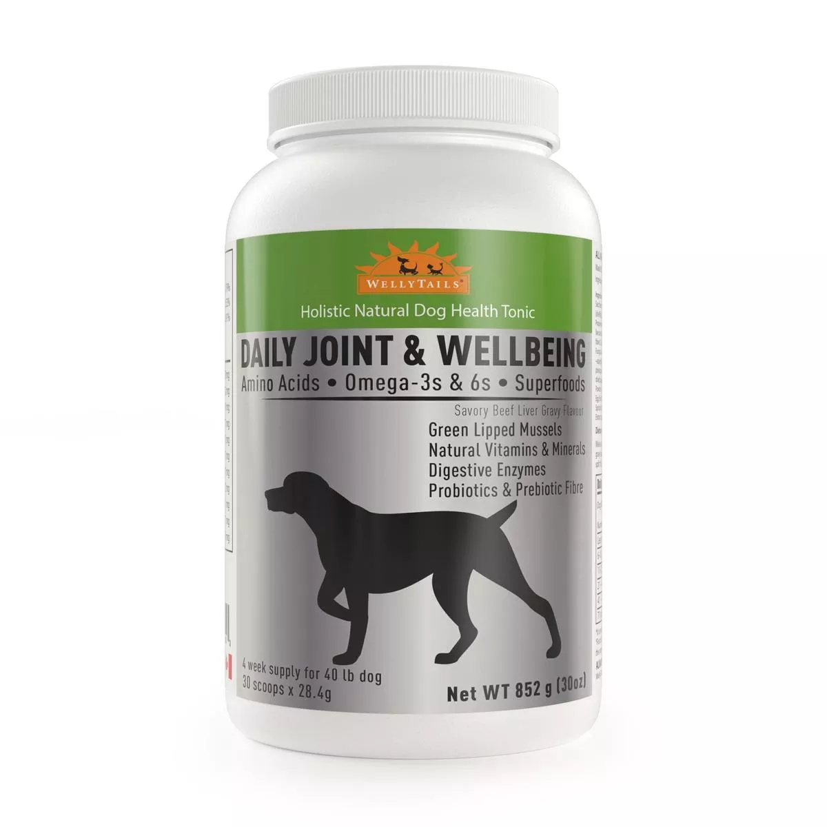 WellyTailsDaily Joint & Wellbeing Dog Supplement