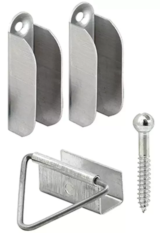 Window Screen Hanger And Latch, Mill Finish