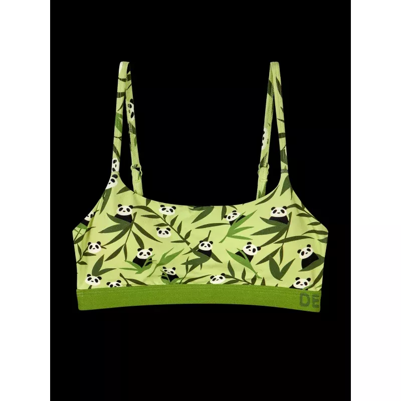 Women's Modal Bralette Pandas & Bamboo