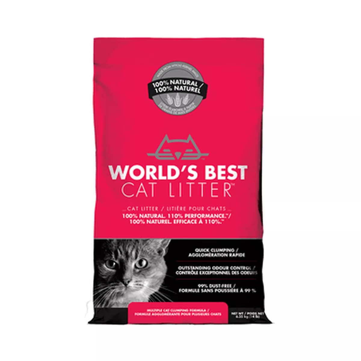 World's Best Multicat Unscented Cat Litter