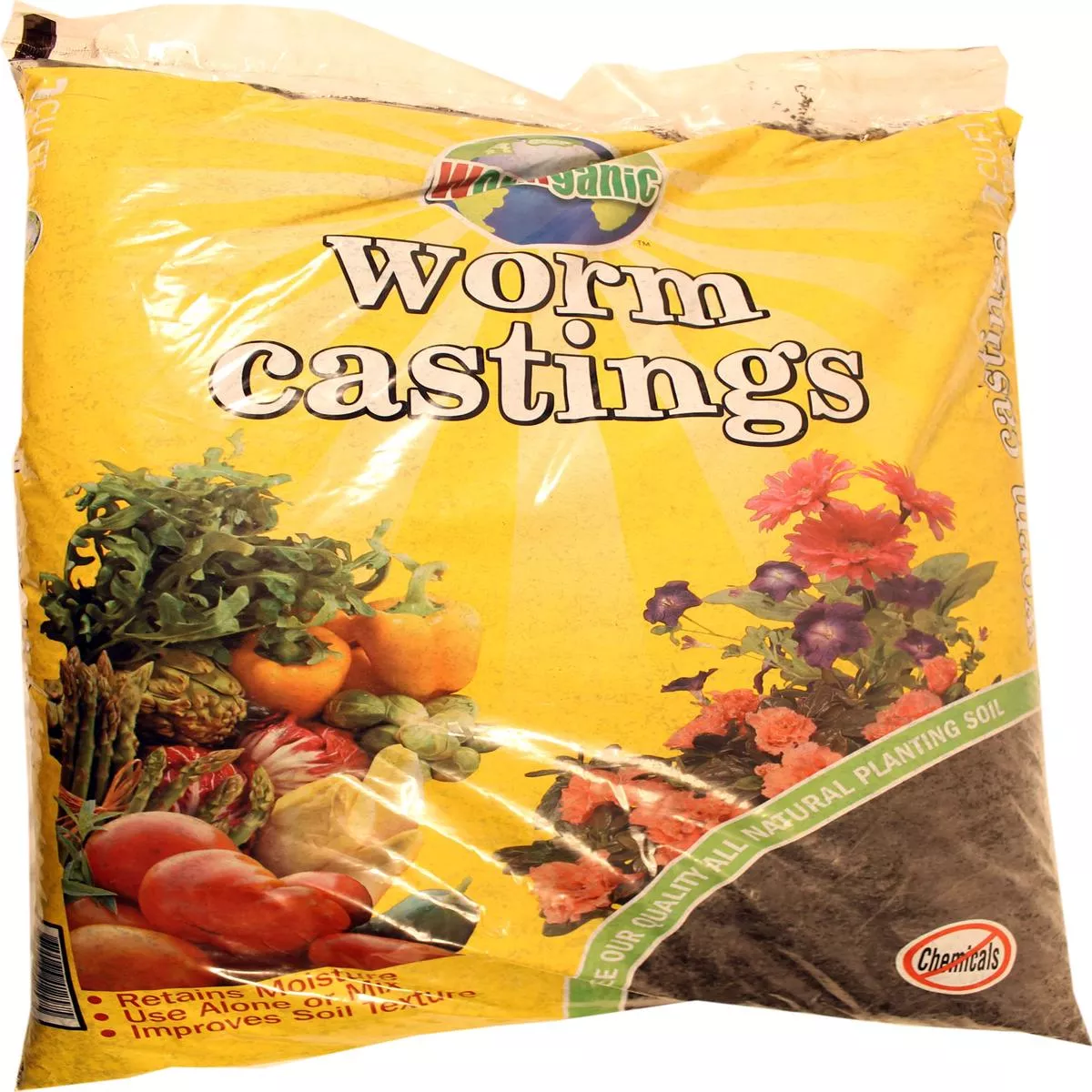 Wormganic Worm Castings – 1 CF