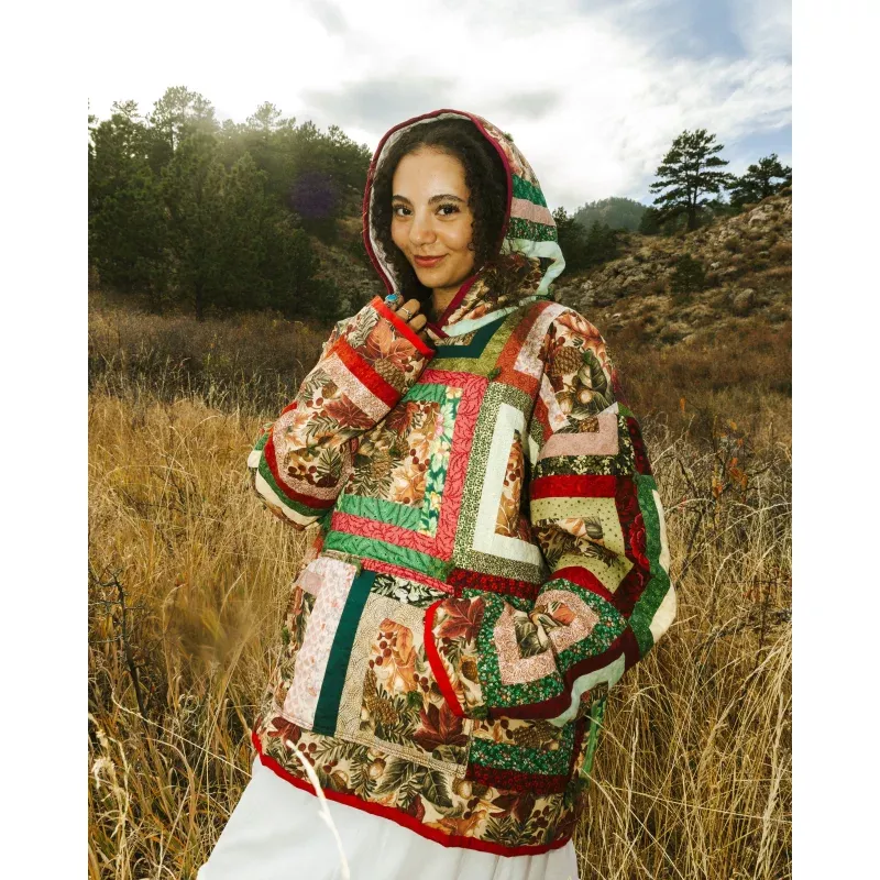 X Large Quilt Hoodie