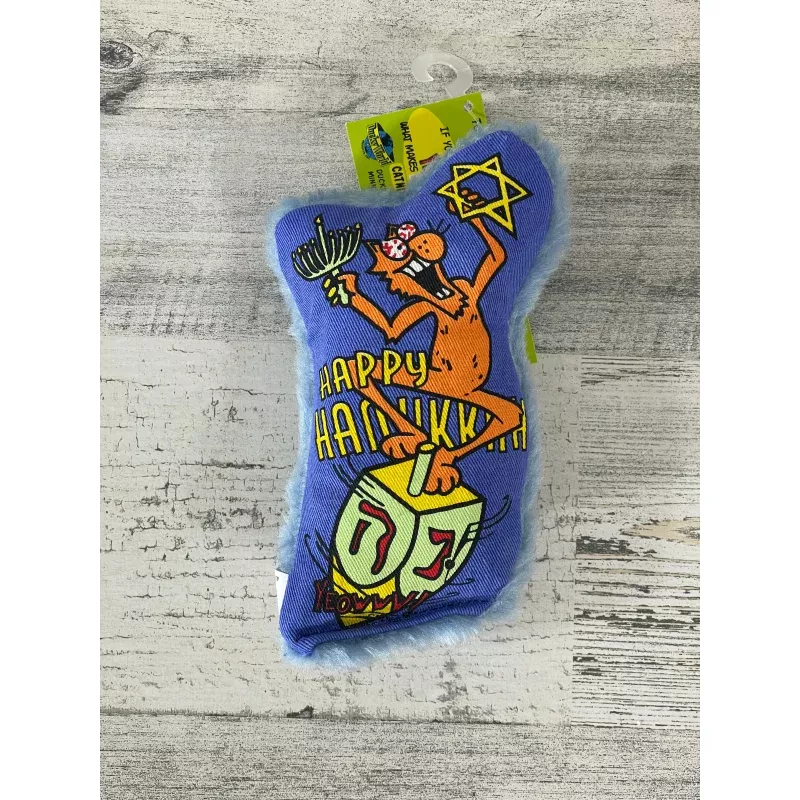 Yeowww! Dreidel Krinkle Catnip Toy