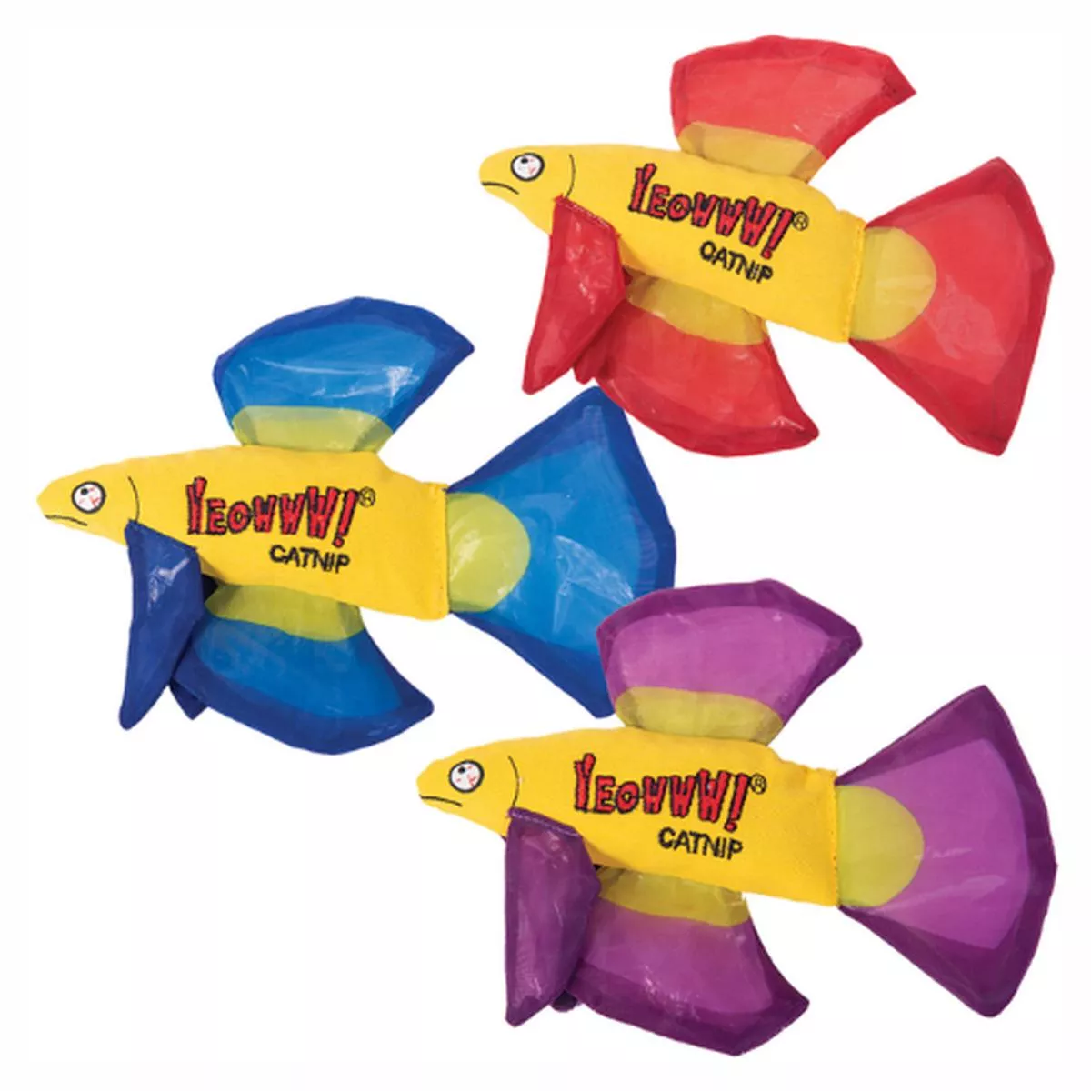 Yeowww! Mo Betta Fish Catnip Cat Toy Single