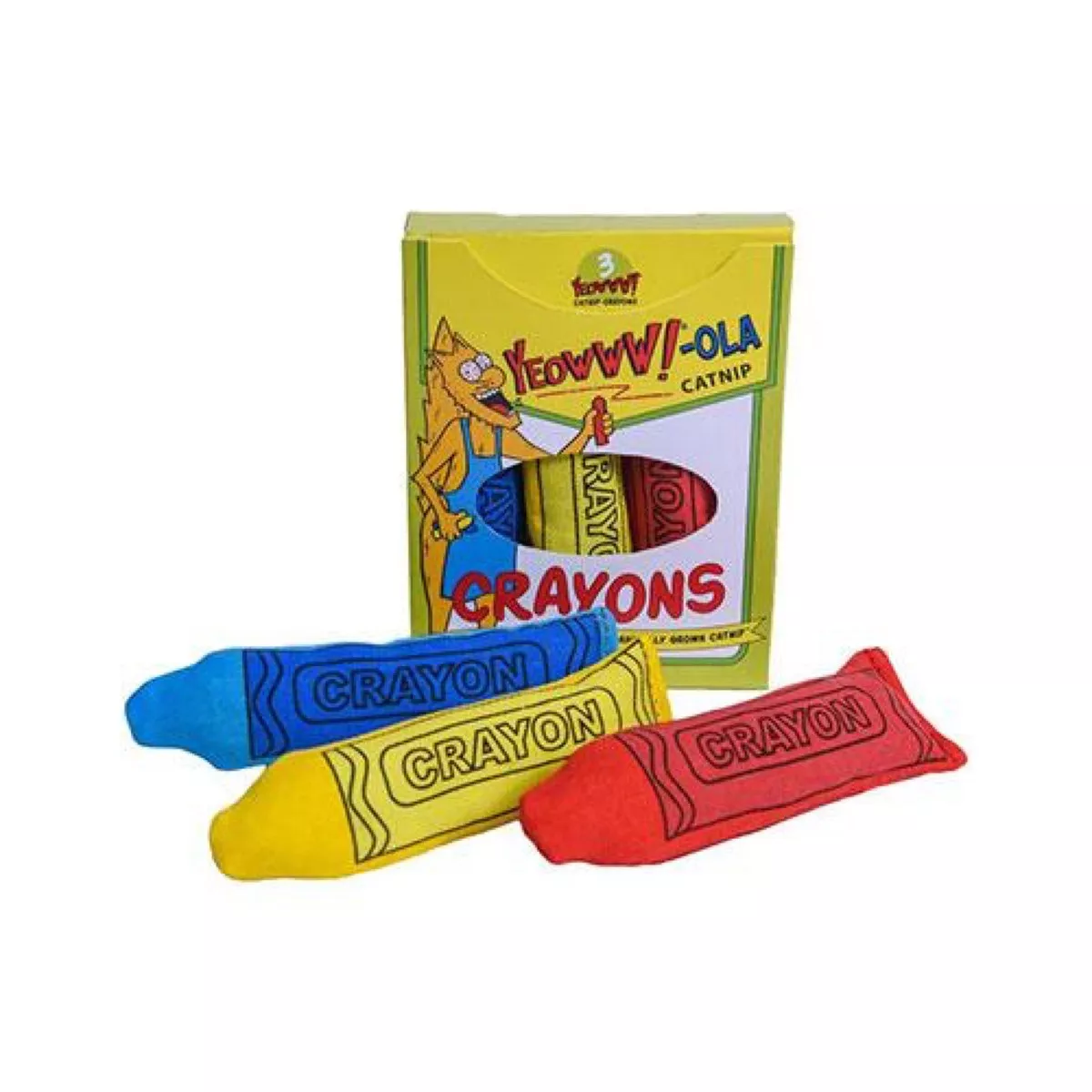 Yeowww! Ola Crayons Catnip Cat Toy