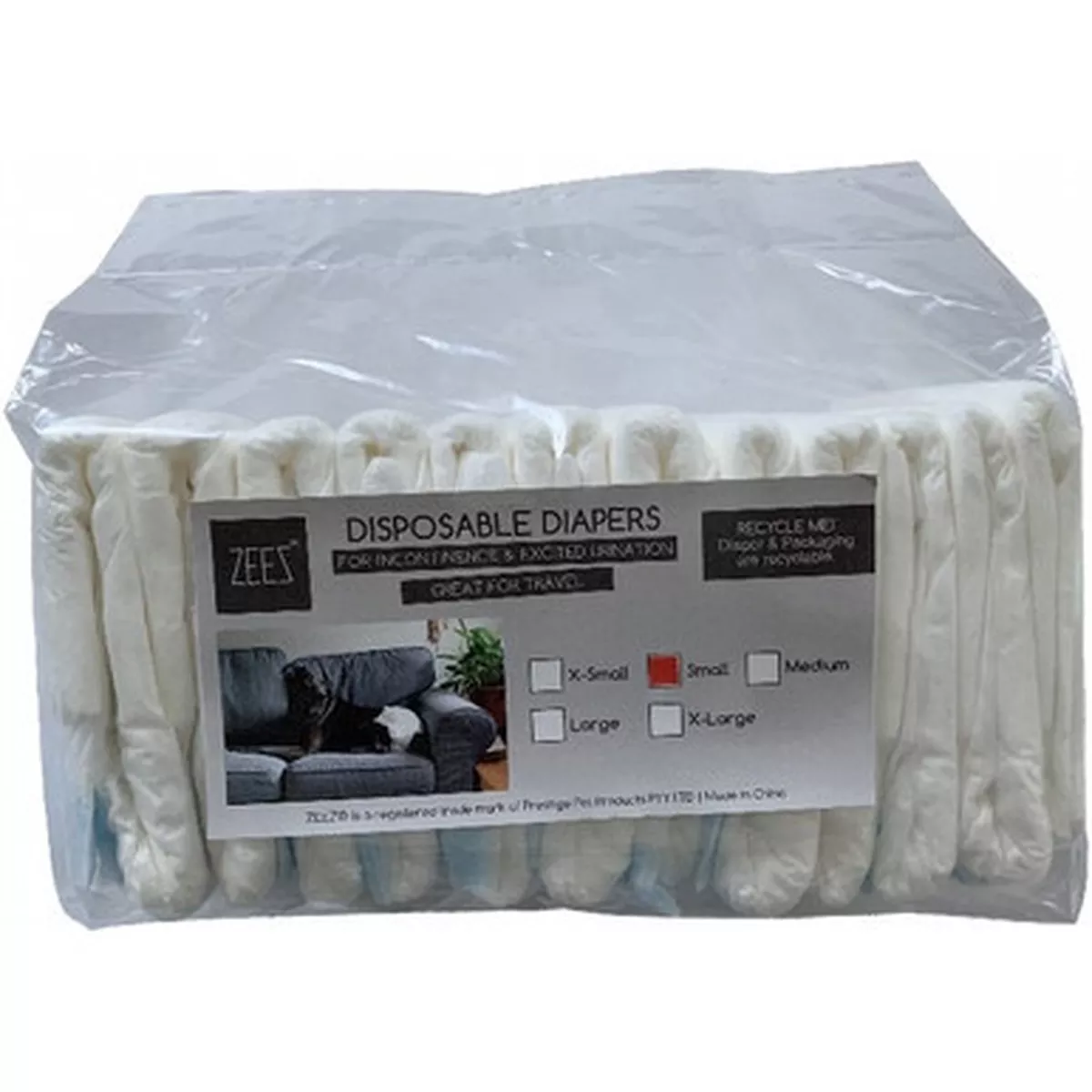 ZeeZ Disposable Dog Diapers