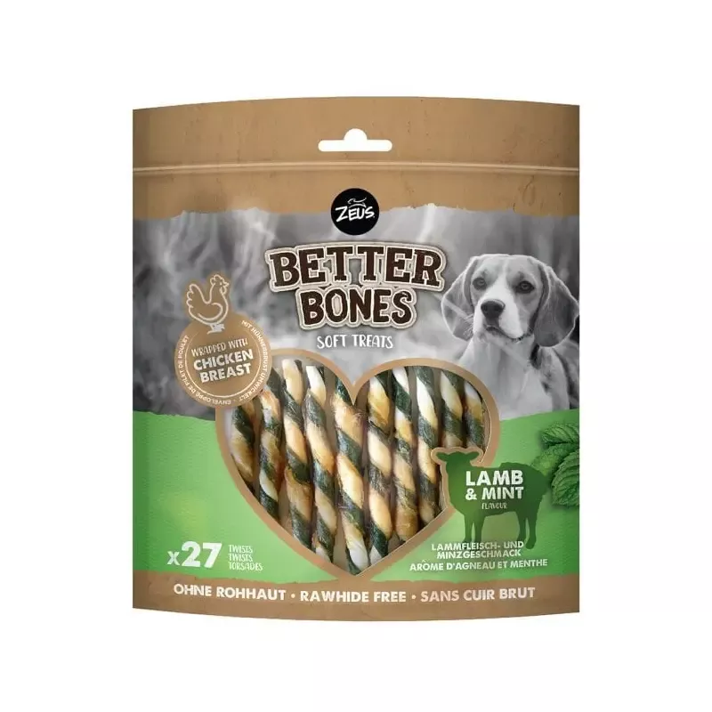 Zeus Bones Lamb Wrapped Sticks 308g