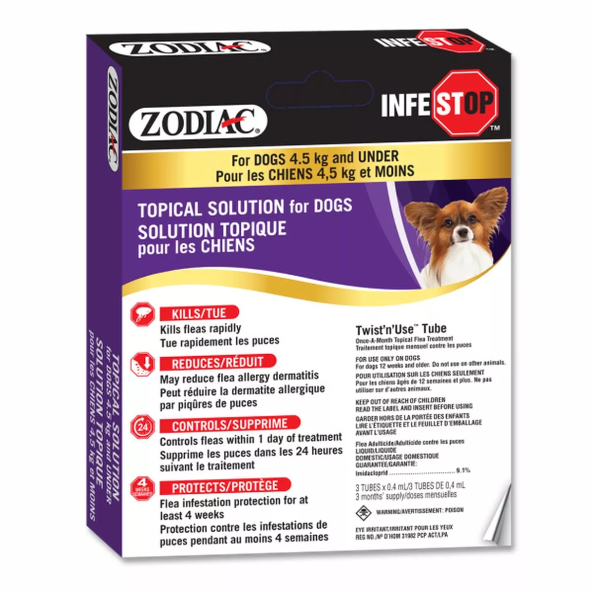 Zodiac Infestop Flea Topical Solution for Dogs