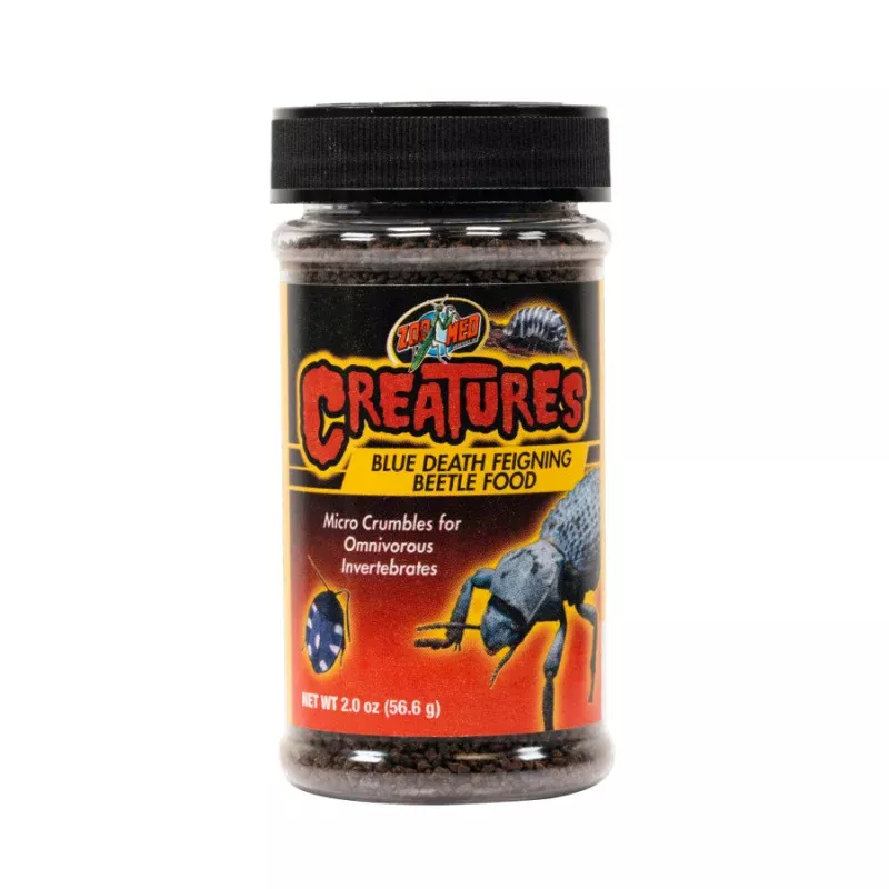 Zoo Med Creatures Blue Death Feigning Beetle Food