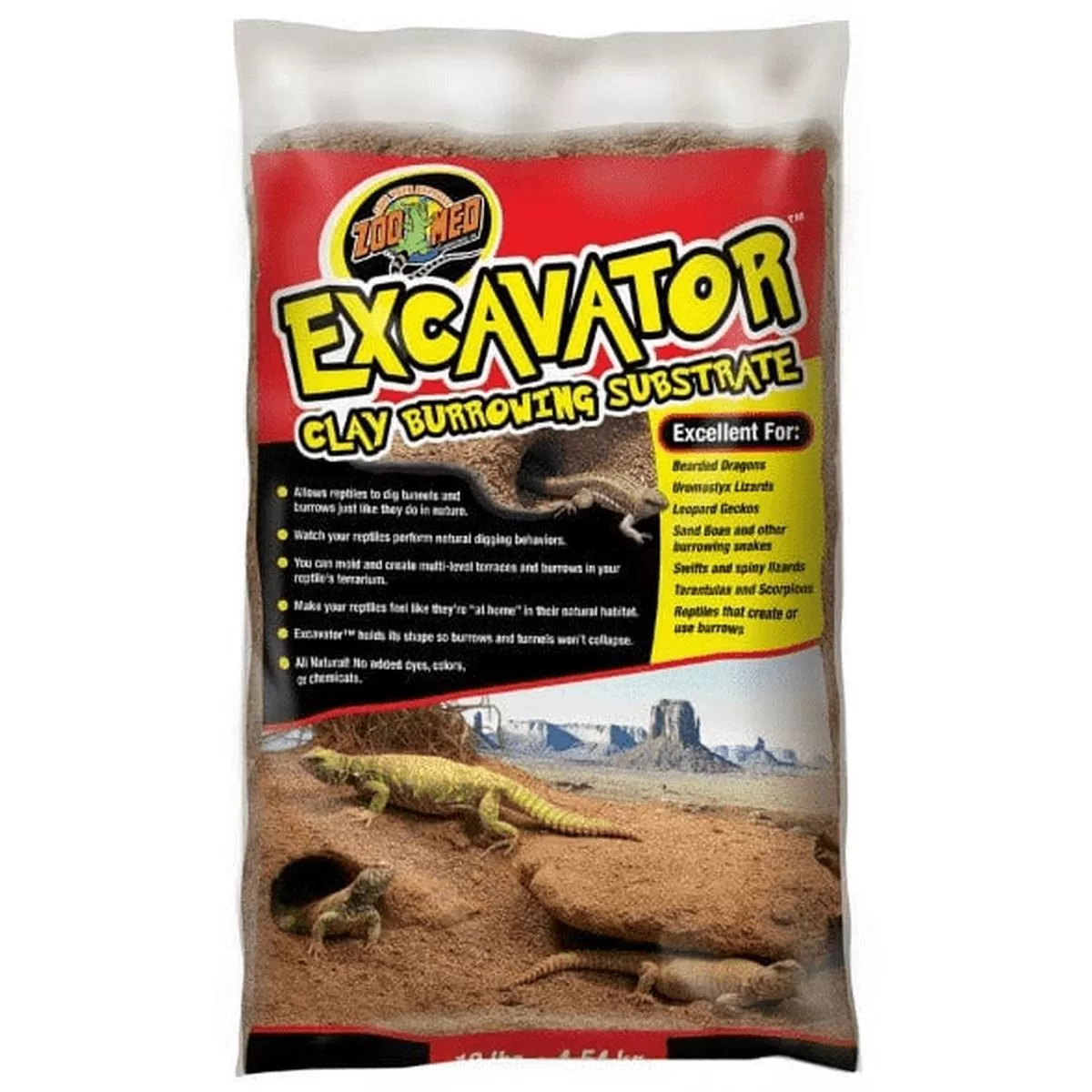 Zoo Med Excavator Clay Burrowing Substrate for Reptiles
